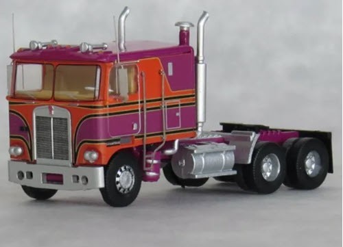 TRAINWORX (N) 41053 KENWORTH K100 VIT SALEM BURGUNDY & ORANGE
