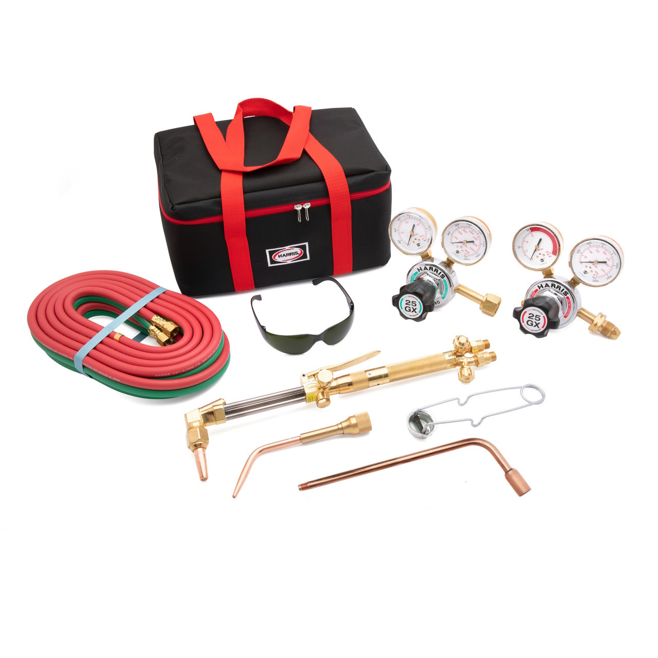 Harris HHD 25GX 540/510 Deluxe Heavy Duty Ironworker Acetylene Torch Kit 4401367