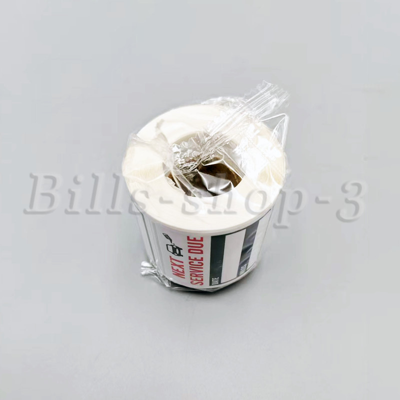 300PCS Oil Change Service Reminder Stickers Window Lite Sticker Pack 2"x2" NEW