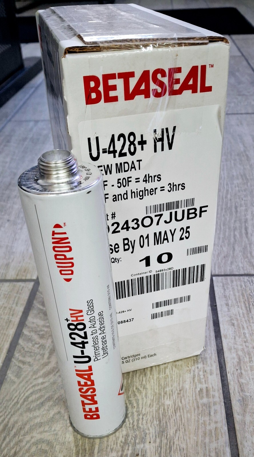 ON SALE! Dow U-428+ 10x Auto Glass Windshield Urethane Primerless NEW!