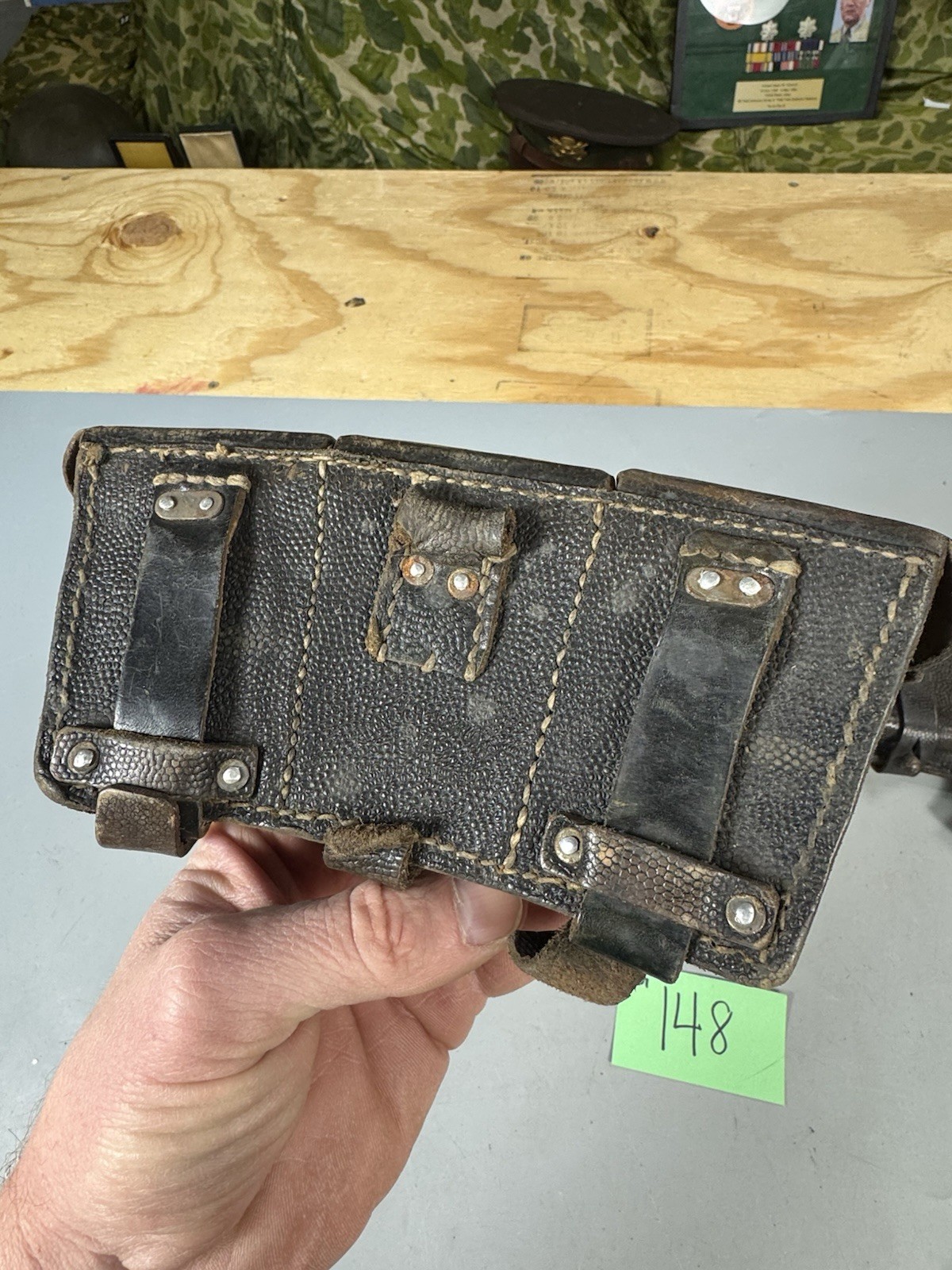 ww2 matched looking pair of k98 pouches BG148