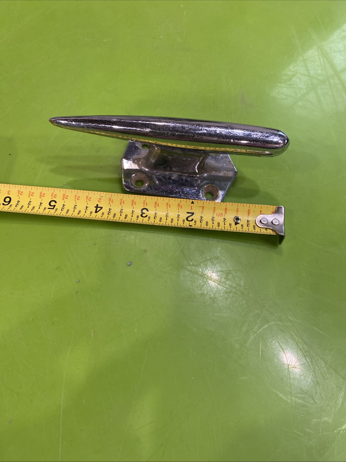 Vintage 5” Torpedo Chrome Marine Deck Cleat
