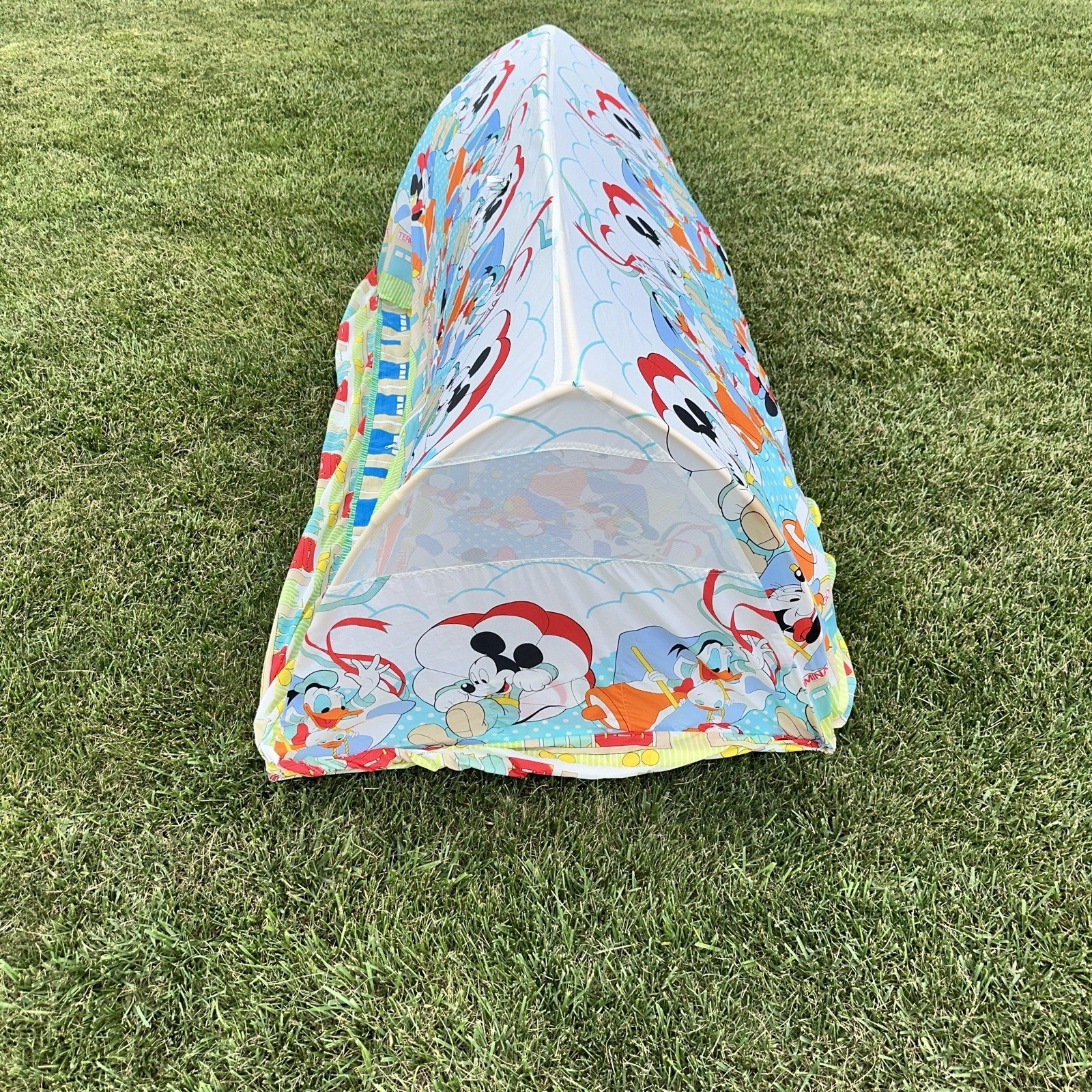 Vtg 80s Disney Hide N And Sleep Bed Tent Mickey Mouse Donald Duck Complete