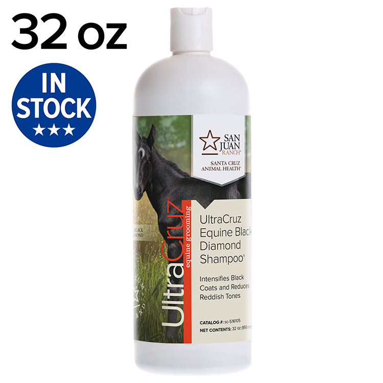 UltraCruz Equine Black Diamond Horse Shampoo, 32 oz