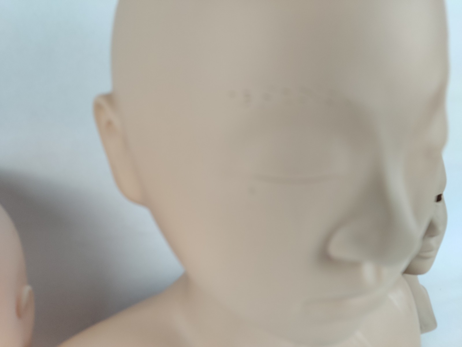 Lot of 3 Mannequin Heads 15" Marianna w/ Shoulders Makeup Wigs