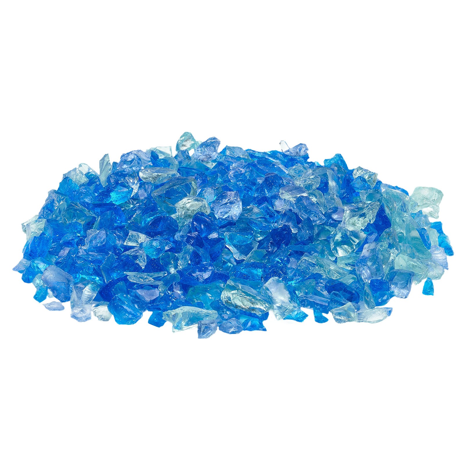 Uimoso 10 lbs 3/4-Inch Fire Pit Glass Rocks for Fireplace and Table, 3 Colors