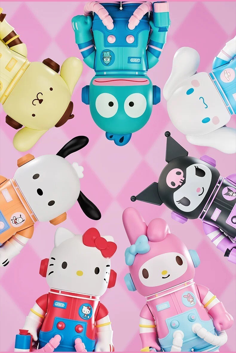 MEGA SPACE MOLLY 400% SANRIO FAMILY SERIES - POMPOMPURIN FIGURE BIRTHDAY GIFT