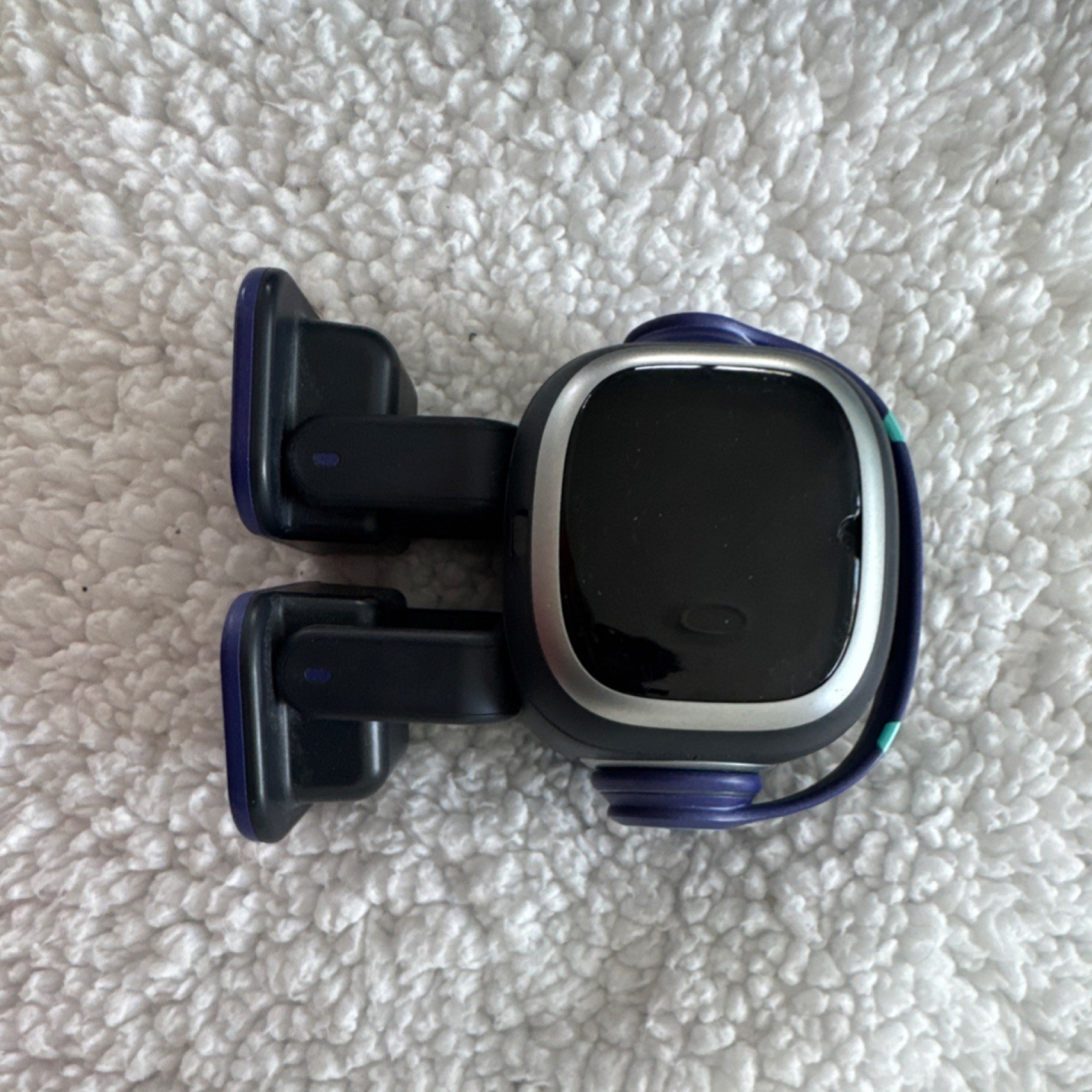 Living AI EMO Desktop Pet Robot with Wireless Charger & Headphones