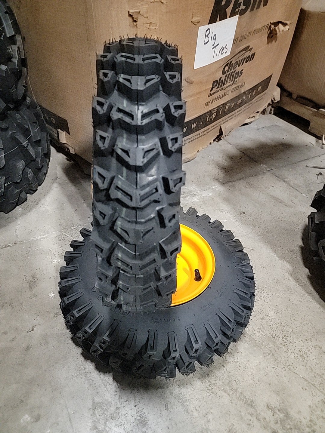 Set of (2) 4.80-8 Husqvarna 2 Ply Tires Wheels Tire Husqvarna Kenda -DK