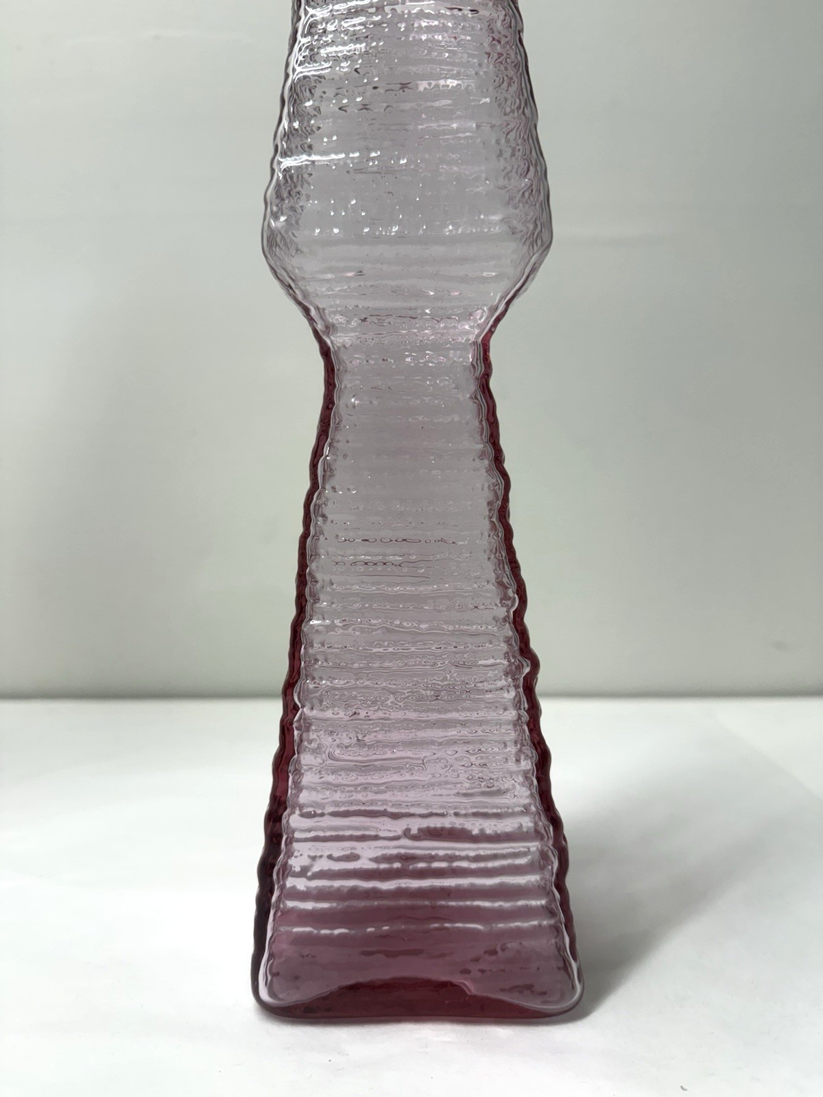 Blenko Mid Century Modern Rose Pink Textured Vase. Husted #6223 🐝