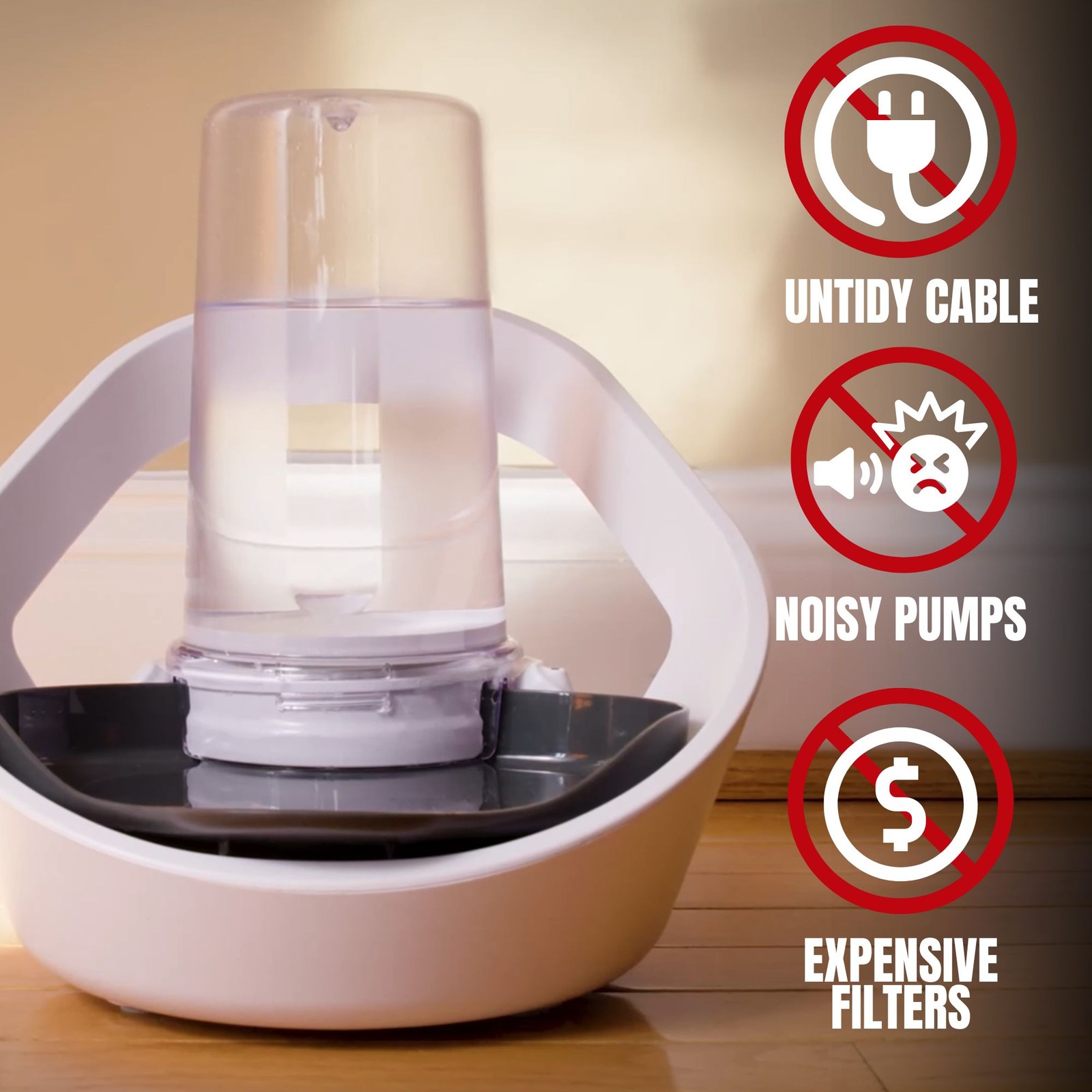 Sure Petcare Felaqua Connect Smart Cat Water Bowl - Tracks Drinking, Safe