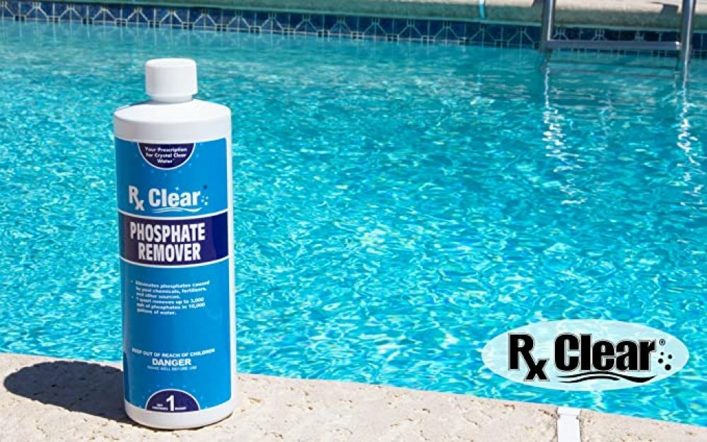 Rx Clear Swimming Pool Phosphate Chemical Remover Preventer - (Choose Quantity)