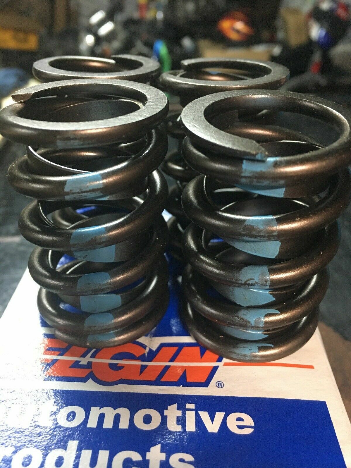 Ford Cleveland 351C Stage-2 Valve Springs+Steel Retainers+Locks Kit/Set 11/32-7°