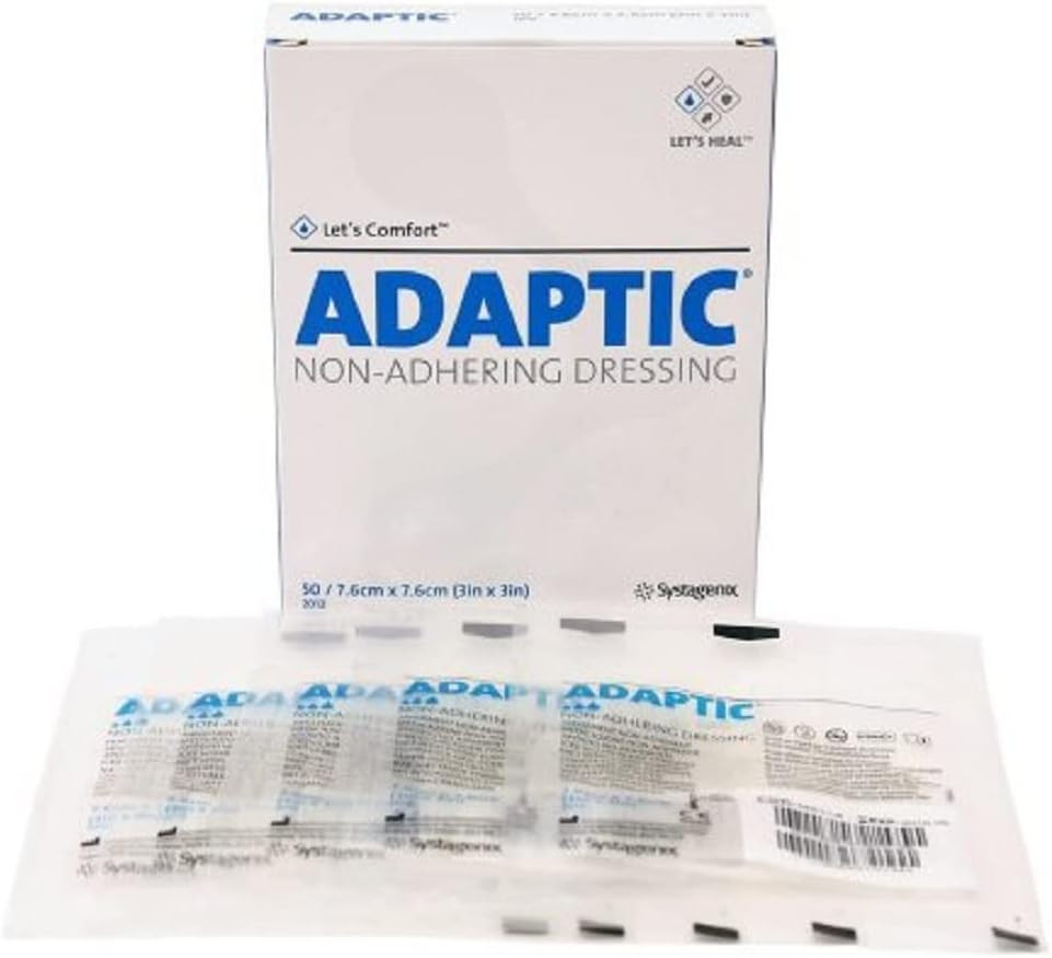 ADAPTIC Non Adhering Wound Dressing Petrolatum Impregnated 10 Pack