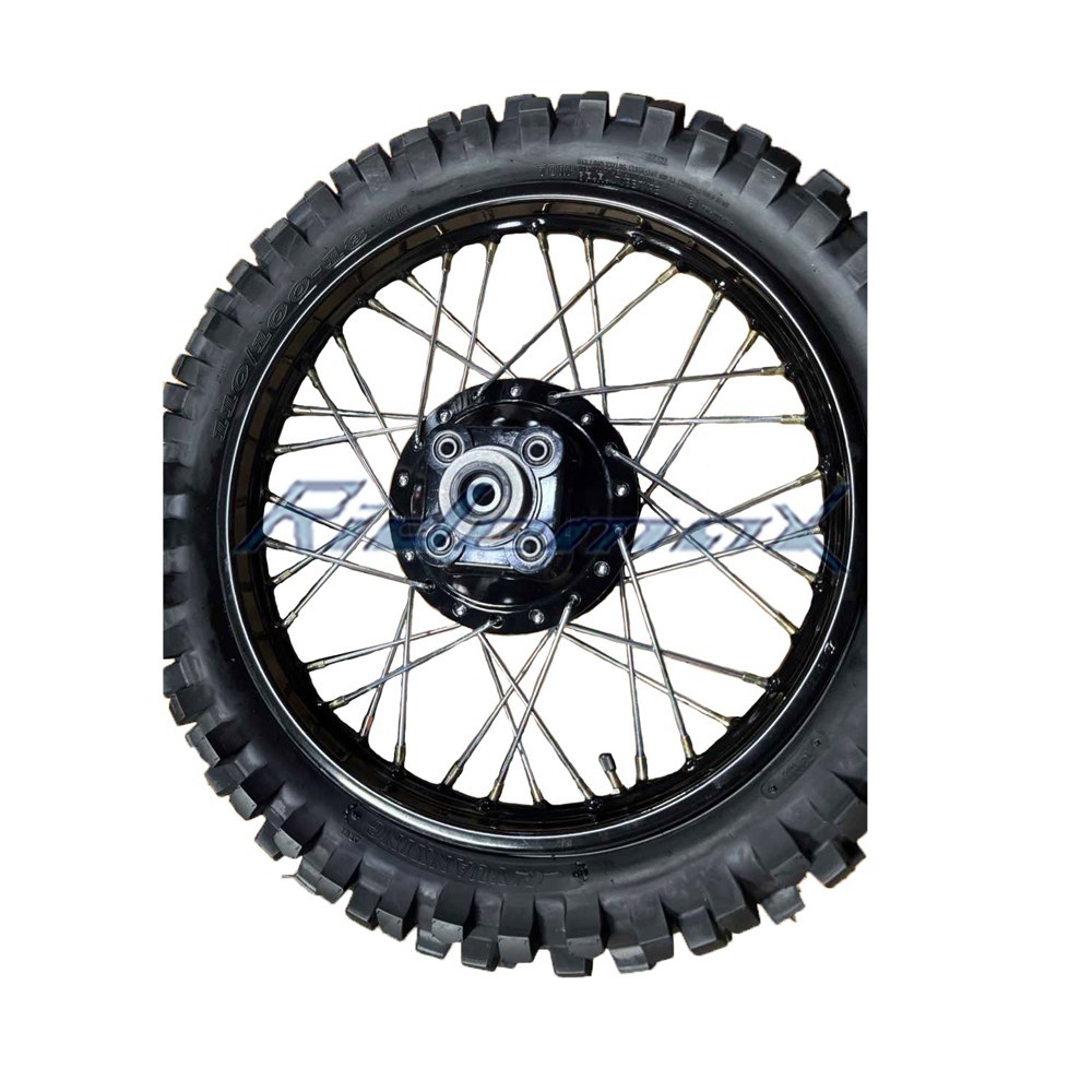 X-PRO 18" Rear Wheel Assembly 110/100-18 for Hawk 250 Carb Dirt Bike, HS250Y-A