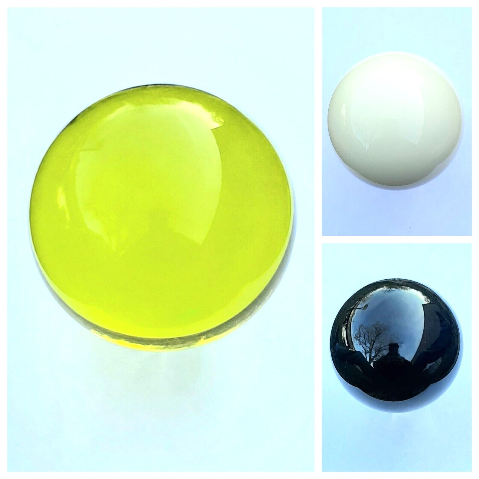 Acrylic Contact Juggling Balls 90mm - Single Ball Performance - 9 Colors!
