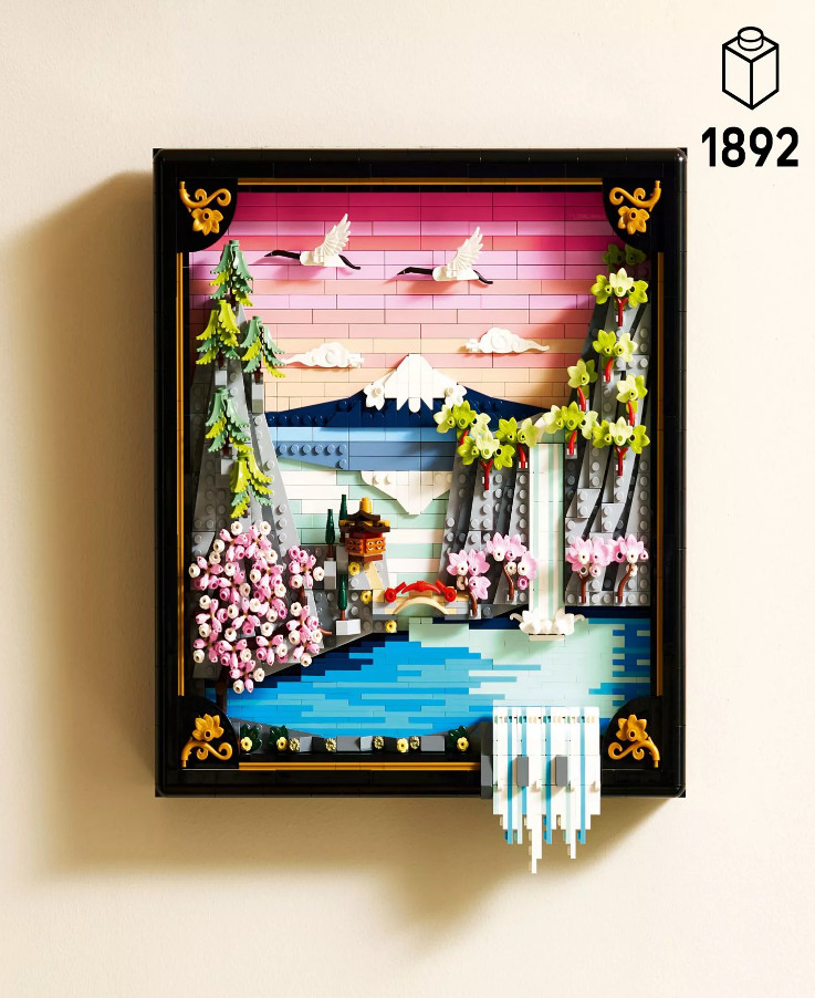 [ BIG SALE ] LEGO Japanese Cherry Blossom Art Build