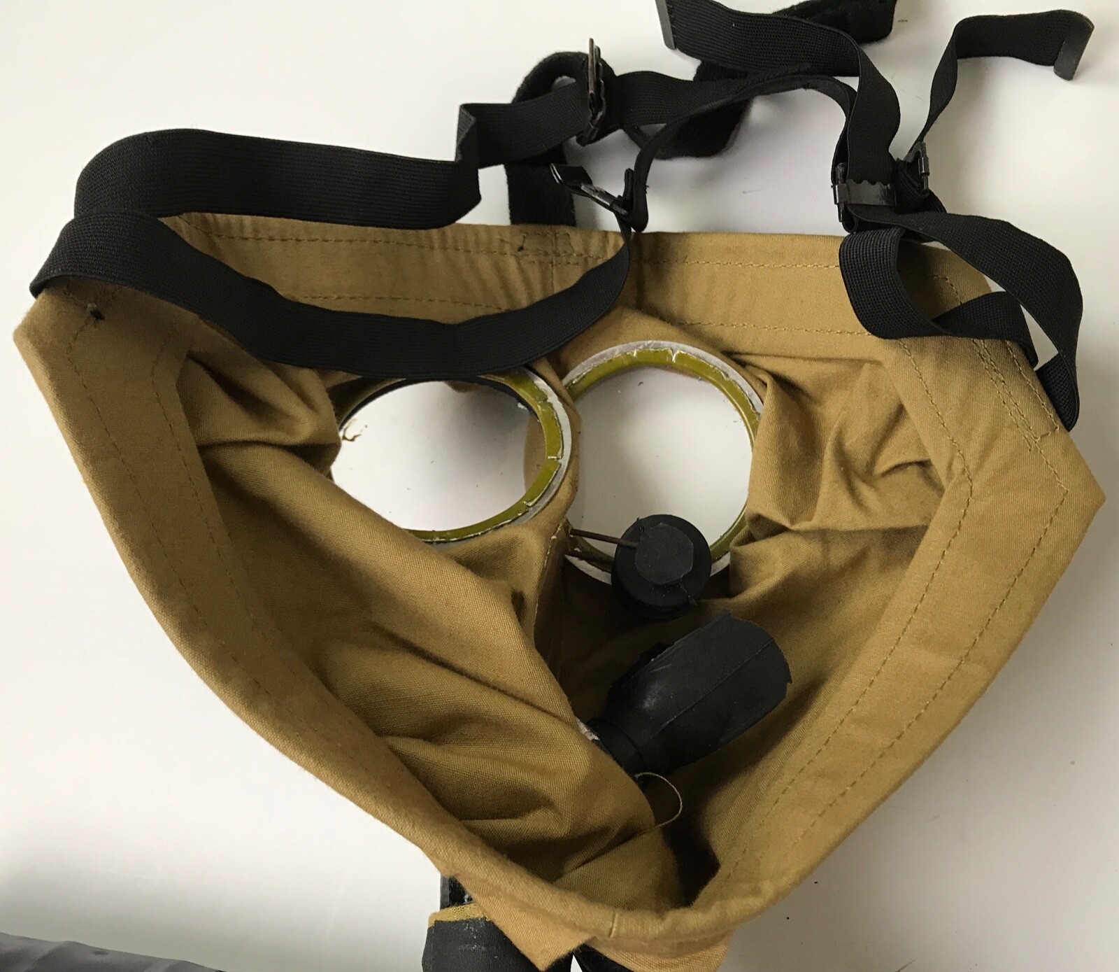 WWI US M1917 US ARMY SBR GAS MASK & CARRY BAG