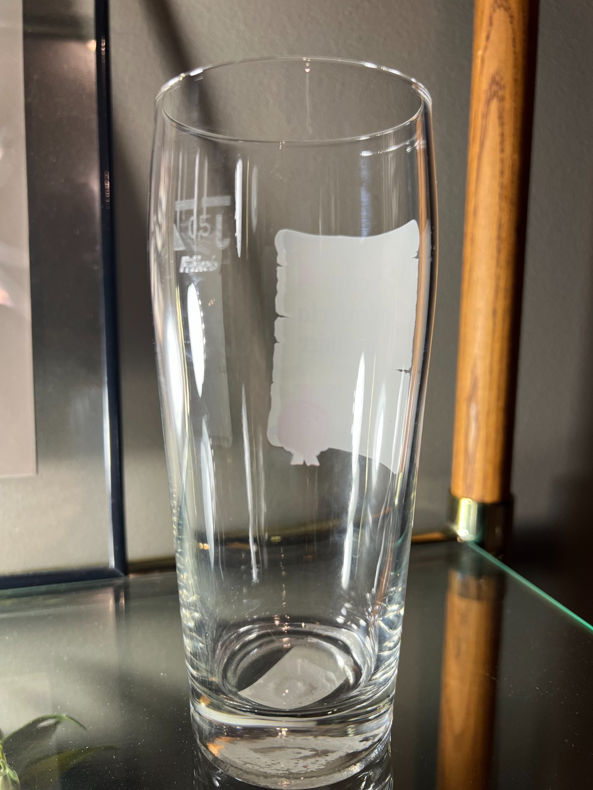 Aecht Schlenkerla Rauchbier Beer Glass 0.5L Brauerei Heller Bamberg...