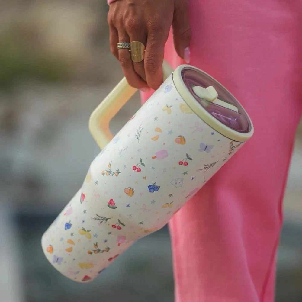 Berries & Cream HydroJug Acta x Tori Halford HydroJug 40 oz Traveler Tumbler