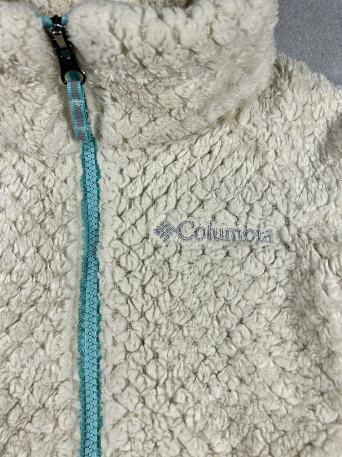 Columbia Toddler Girls Fireside Sherpa Fuzzy Soft Fleece Jacket Size XXS (4-5)