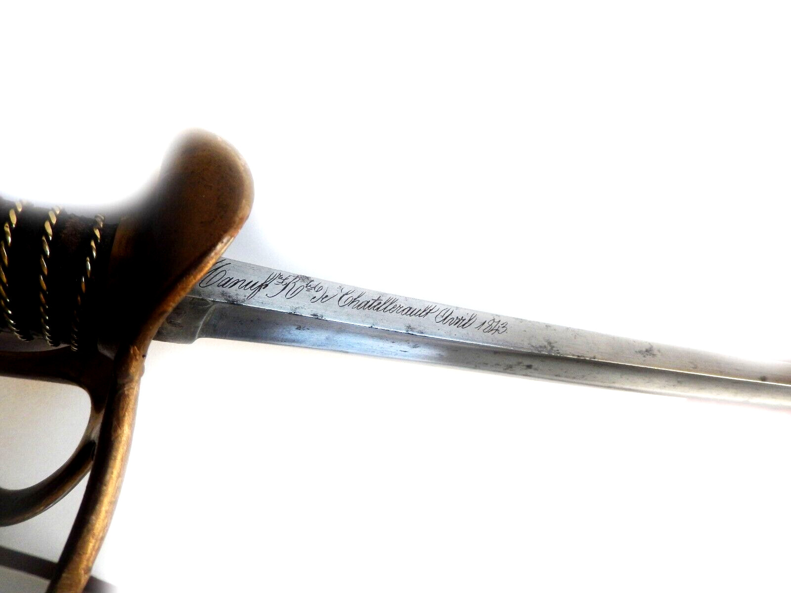 Original light cavalry French sword pattern 1822 with mark s