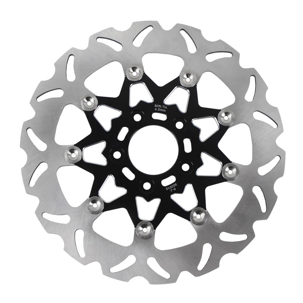 11.5" Black Floating Front Brake Rotor for Harley Softail Dyna Touring Sportster