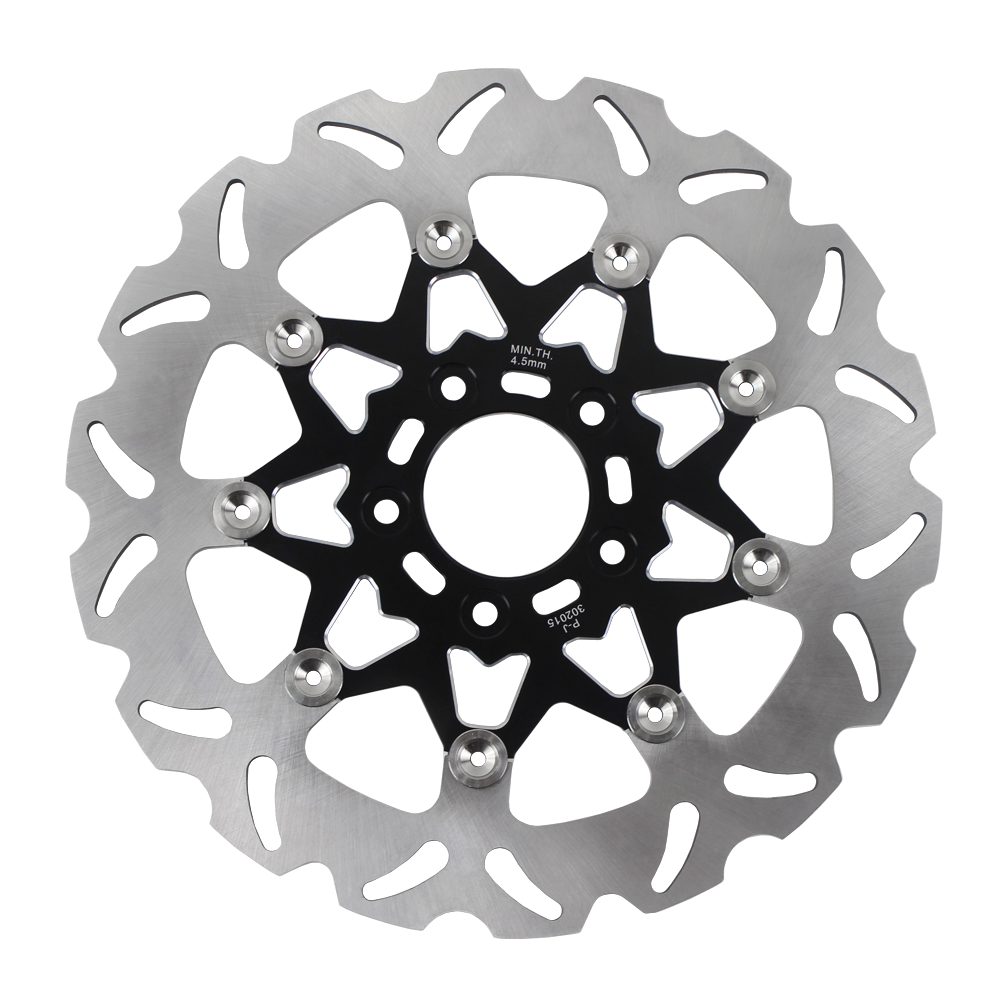 11.5" Black Floating Front Brake Rotor for Harley Softail Dyna Touring Sportster