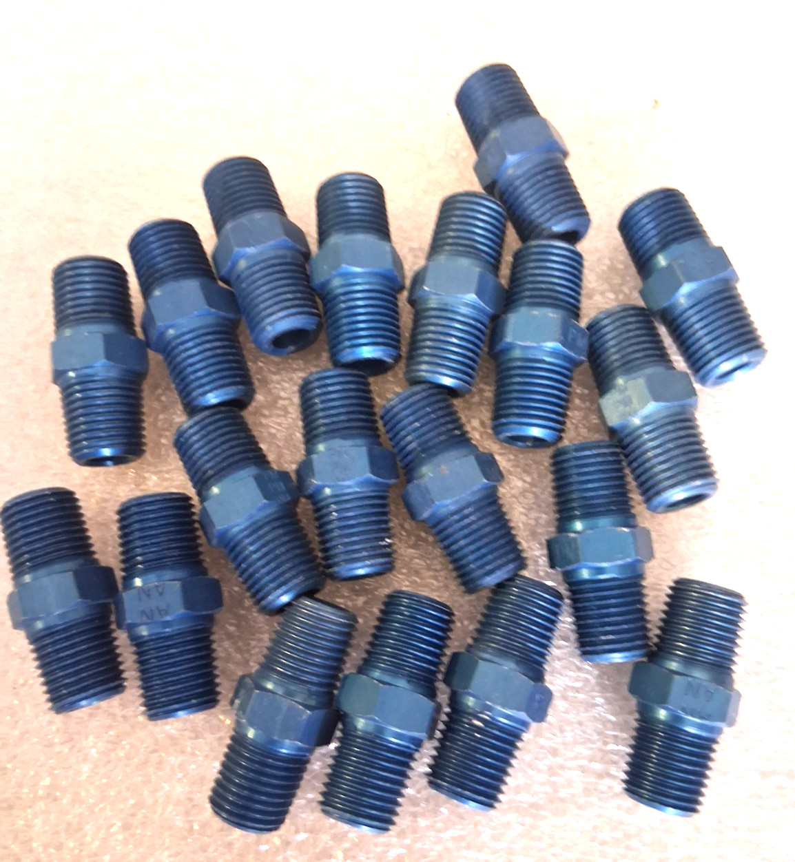 GOODRIDGE  AN911-02D  STRAIGHT MALE TO MALE PIPE THREAD  1/4 NPT  X  1/4  NPT