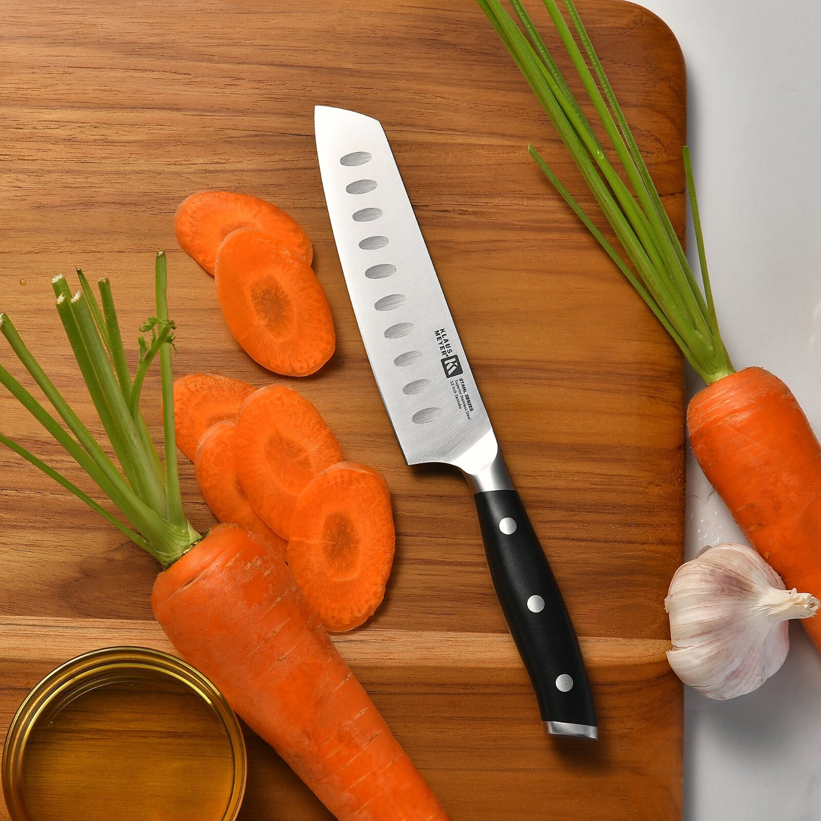 Klaus Meyer Stahl High Carbon Steel 13 Piece Knife Block Set