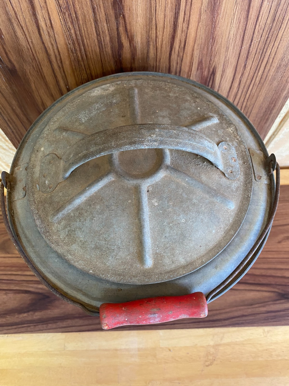 WOW NO SPOUT RARE Igloo Galvanized Metal 3 Gallon Vtg Cooler Water Dispenser Jug