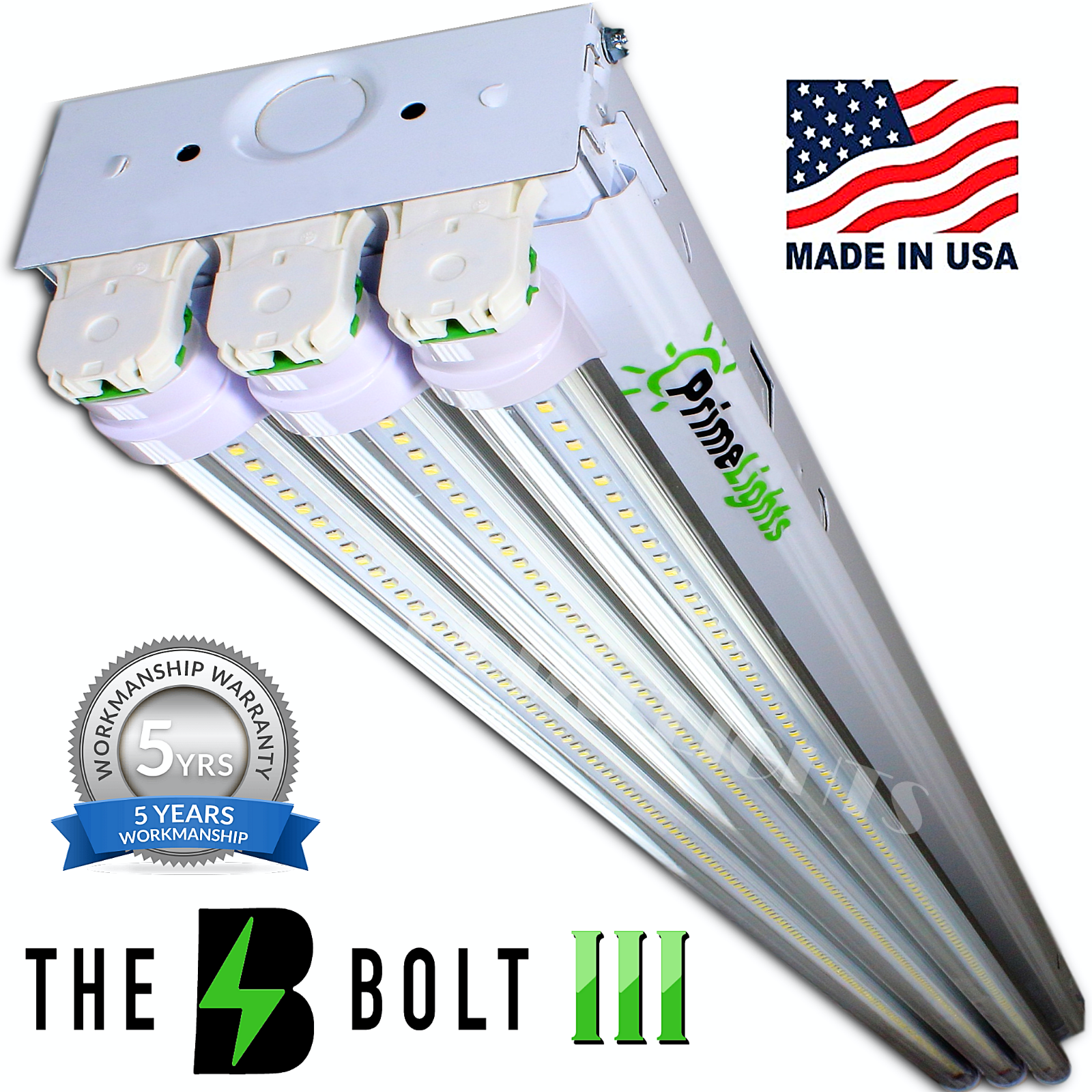 4FT Shop Light Utility LED 66W Ceiling Light Fixture 5000K Daylight USA MADE!