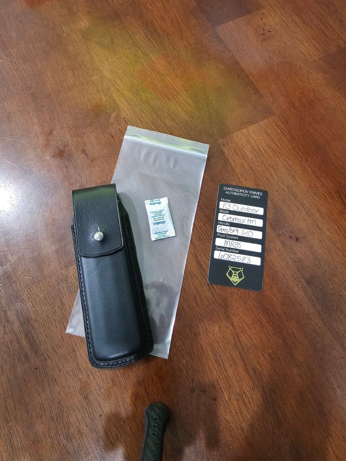 5 Packet Silica Desiccant Zero Tolerance Chris Reeve Rick Hinderer knife collect