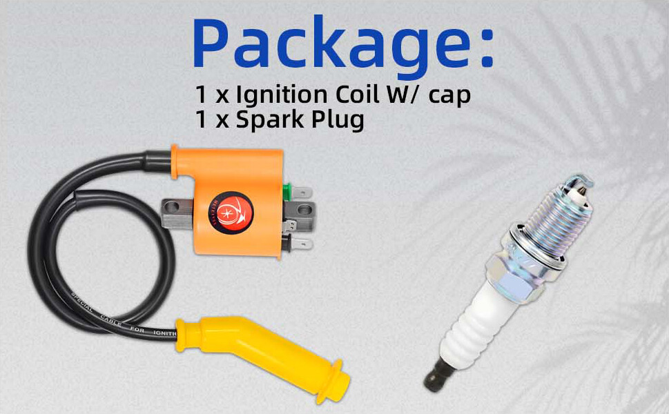Ignition Coil & Spark Plug for Honda ATV Rancher 420 TRX420 07 08 09 10 11 12 13