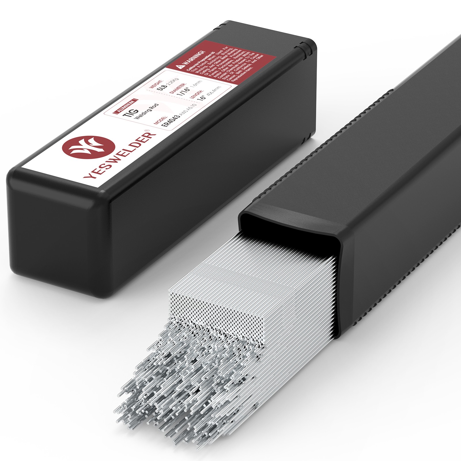 ER4043 1/16" 3/32" 1/8" Aluminum TIG Welding Filler Rod 5LBS