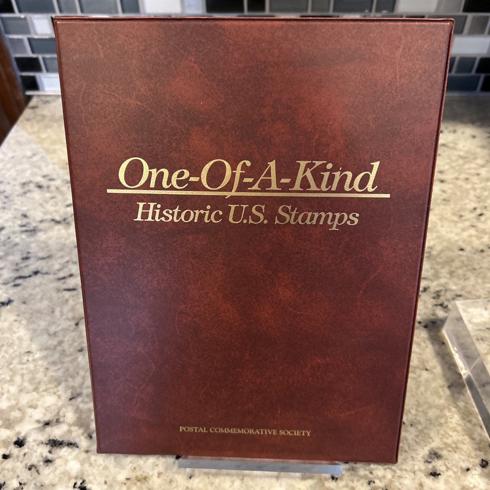One of a Kind - Historic U.S. Stamps  Postal Commemorative Society Binder