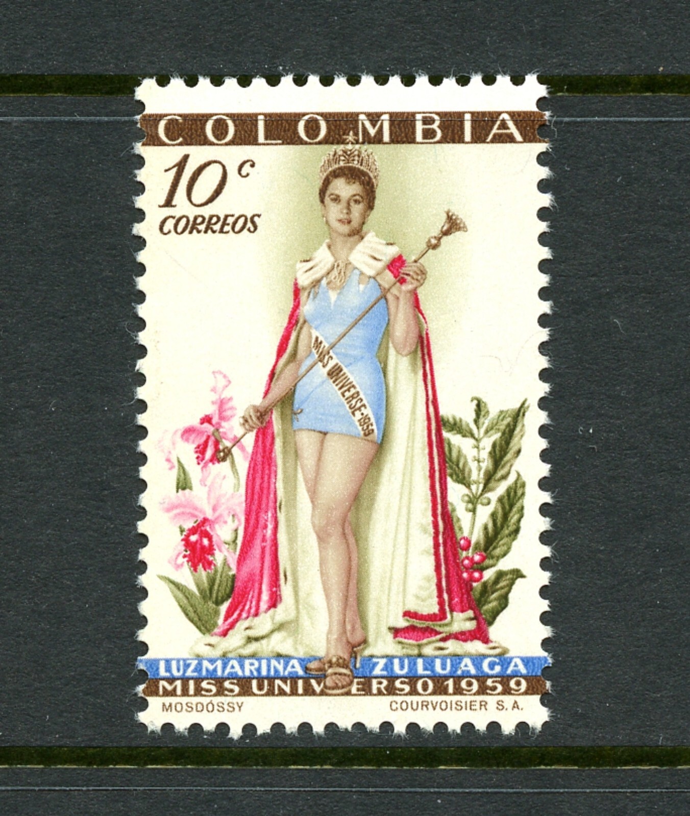 O339   Colombia  1959   Miss Universe   1v.   MNH