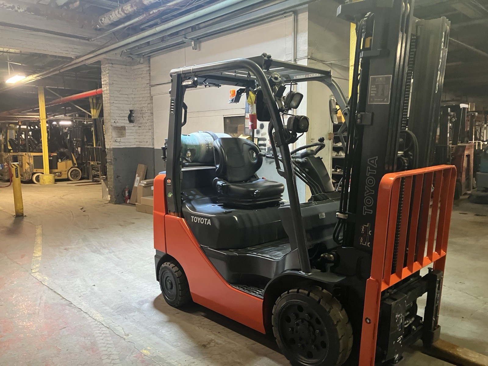 2020 Toyota 5000 LB Forklift With SS and Triple Mast
