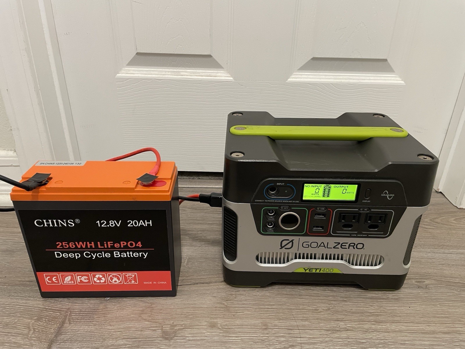 Goal Zero Yeti 400 Power Station With Auxiliary Battery And Charger
