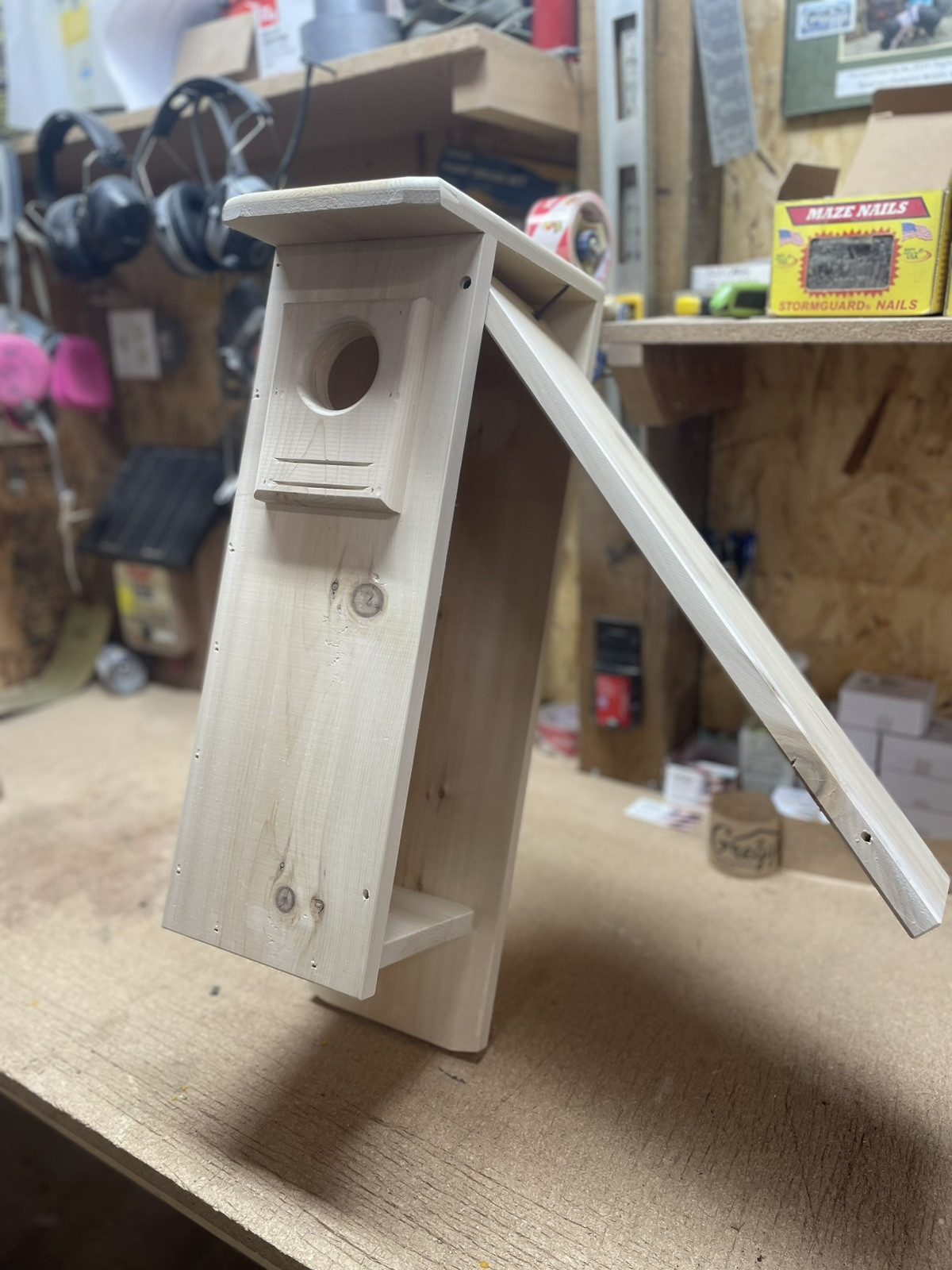Northern Flicker nest box (white cedar)