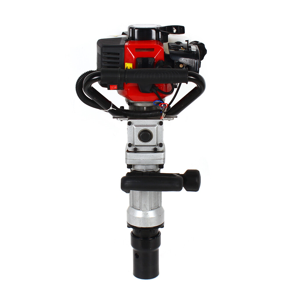 Gas Powered T-Post Driver 2-Stroke Gasoline Engine Fence Farm Push Pile Digger