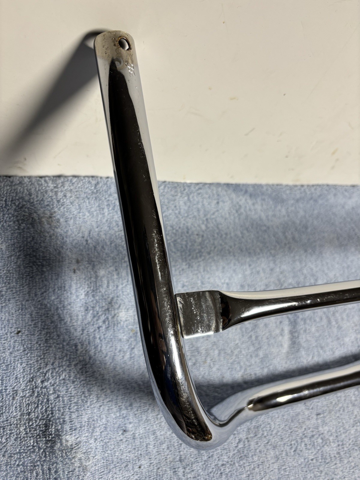 Prewar Torrington Autocycle / Motorbike bicycle cross brace re-plated handlebars