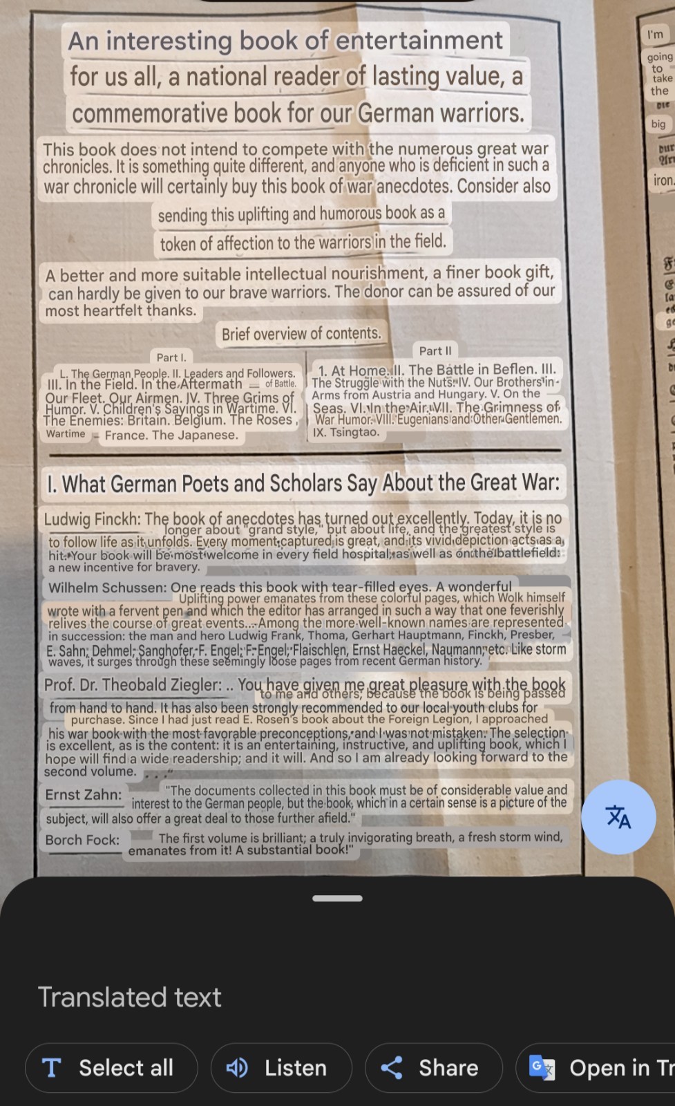 Rare 1914 German Advertisement Flyer "Der große Krieg" The Great War Book Series