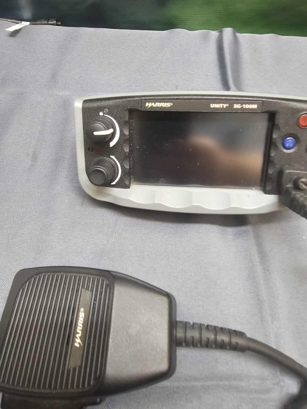 Harris UNITY CH-100 XG-100M VHF UHF Color Touchscreen Control Head w Head Cable