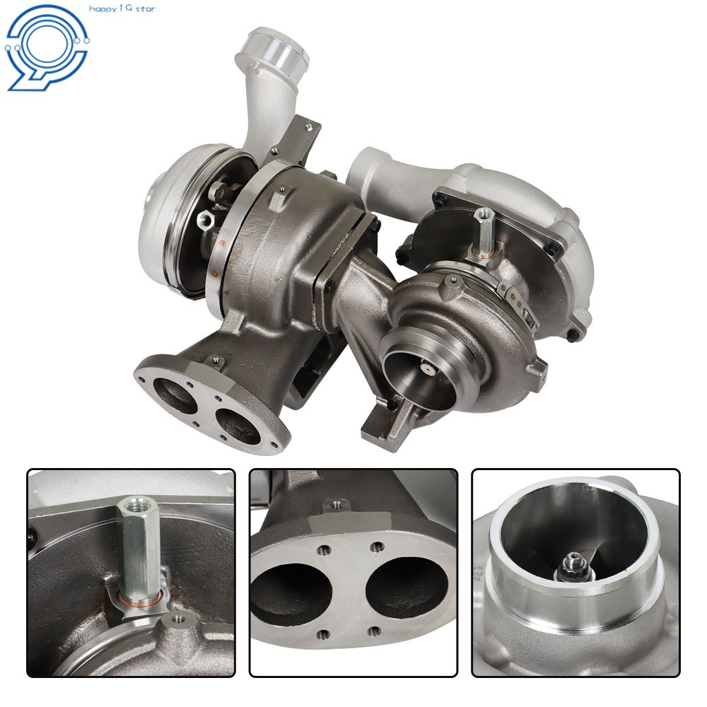 For Ford F-Series 6.4L Powerstroke Diesel 08-10 Turbo Charger High+ Low Pressure
