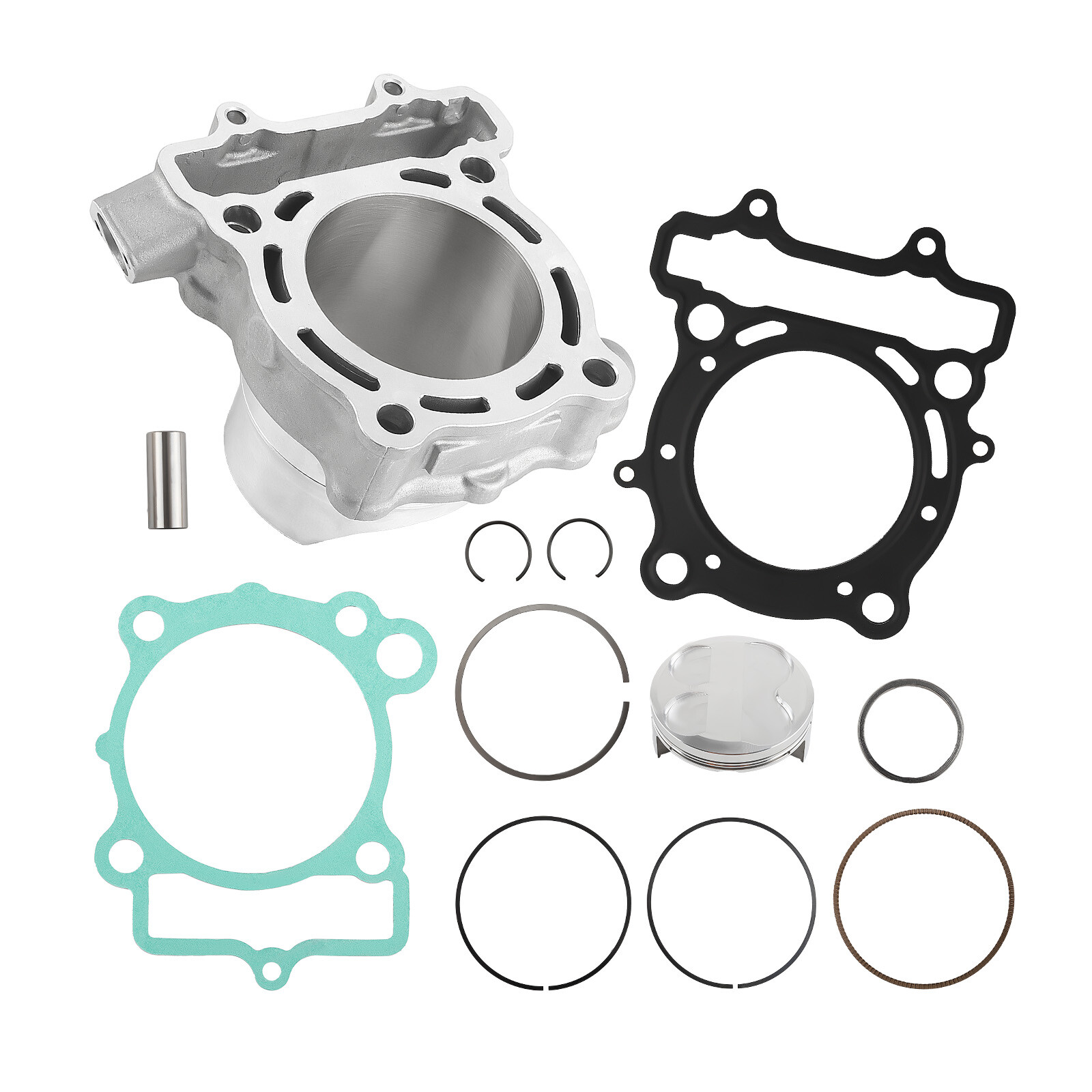 Engine Cylinder Piston Gasket Top End Rebuild Kit for Kawasaki KX250F 2004-2008