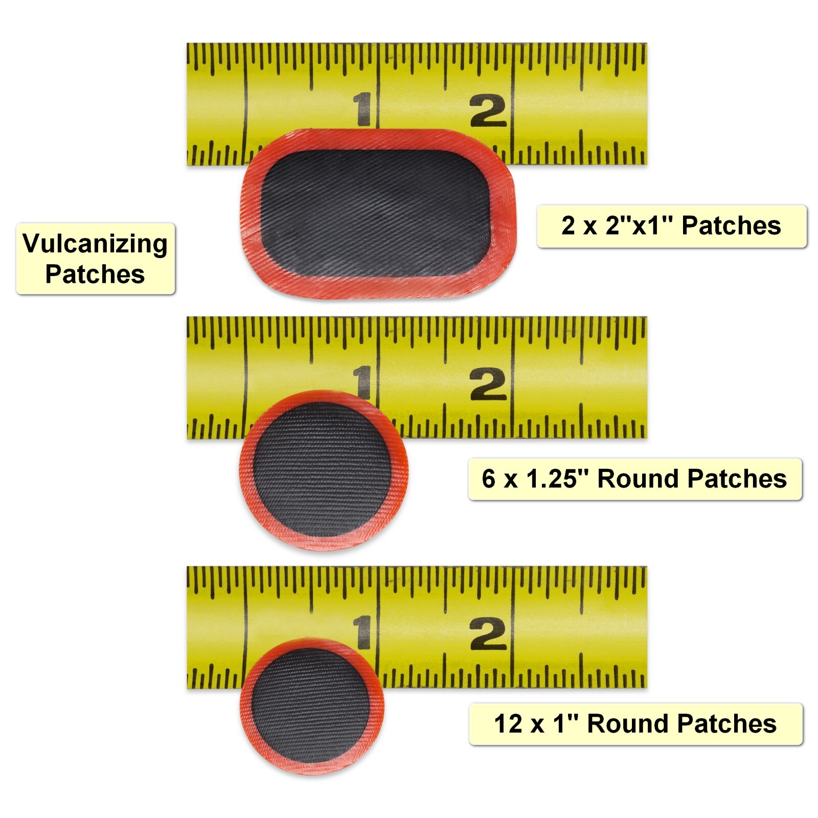 RocRide 36-PC Bike Inner Tube Repair Kit with Vulcanizing and Glueless Patches