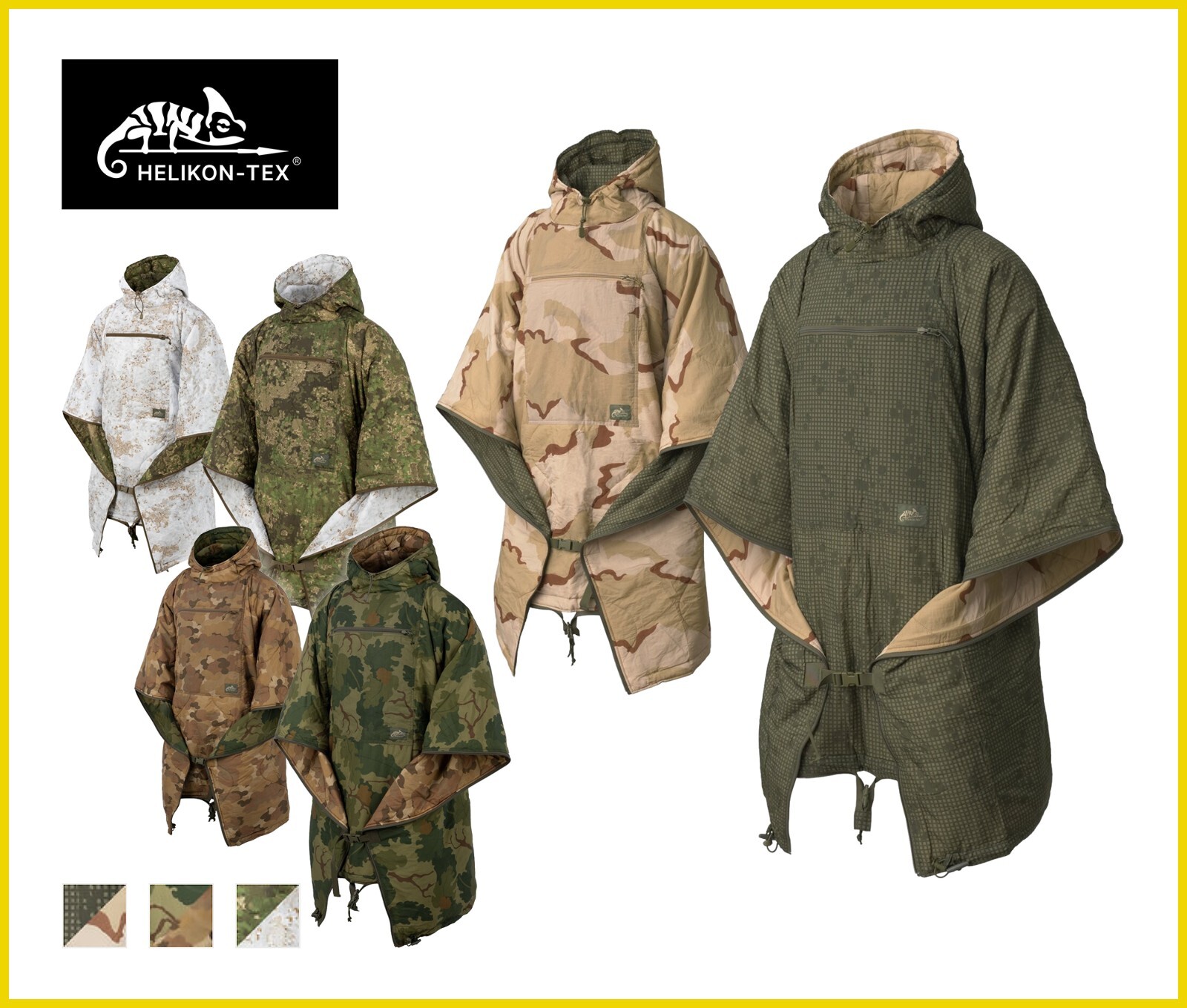 Helikon-tex SWAGMAN ROLL Poncho Outdoor sleeping bag Survival REVERSIBLE CAMO