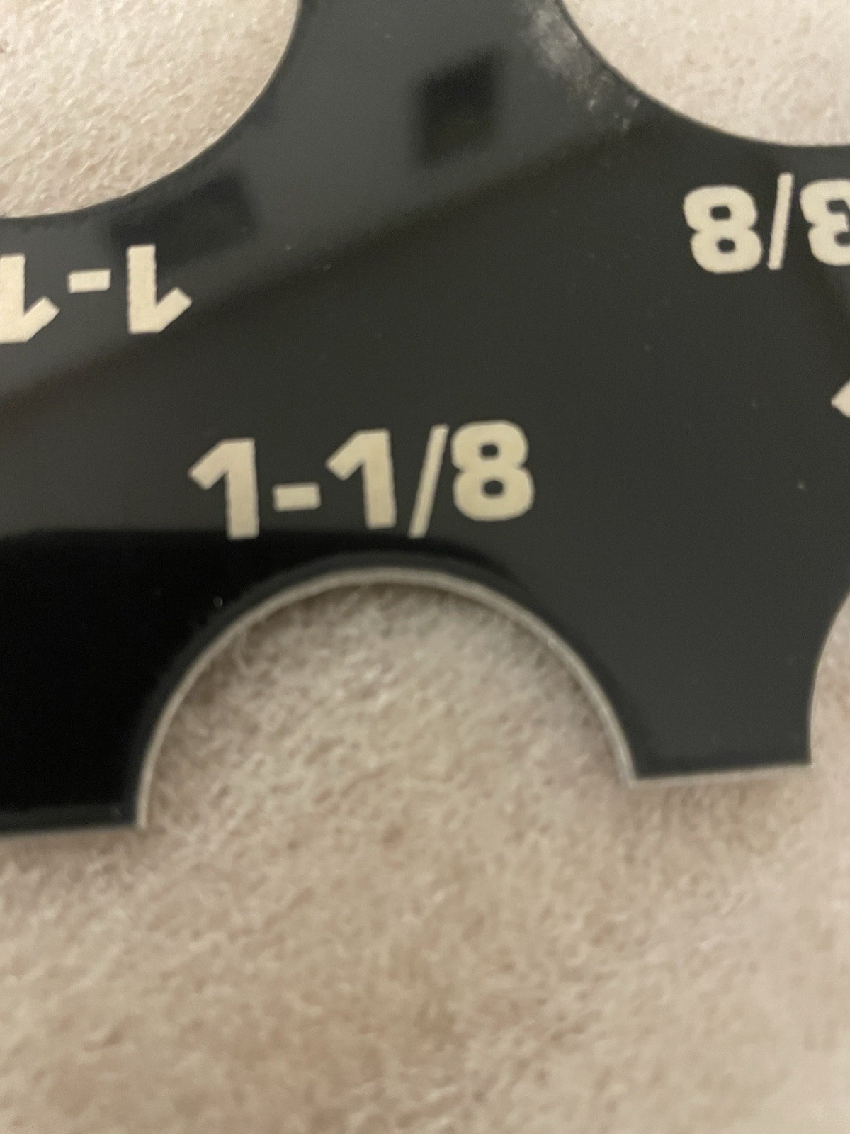 Round Tubing Diameter Gauge - 1/2" up to 1-3/4" - IMCA NHRA Brand New