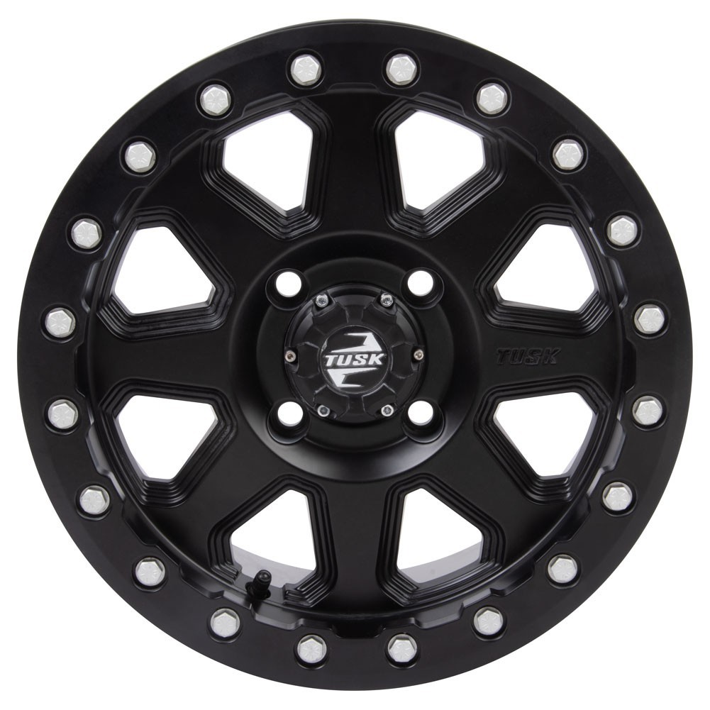 TUSK 4/137 Uinta Beadlock Wheel 15x7 5.0+2.0 Matte Black fits Honda / Can- Am